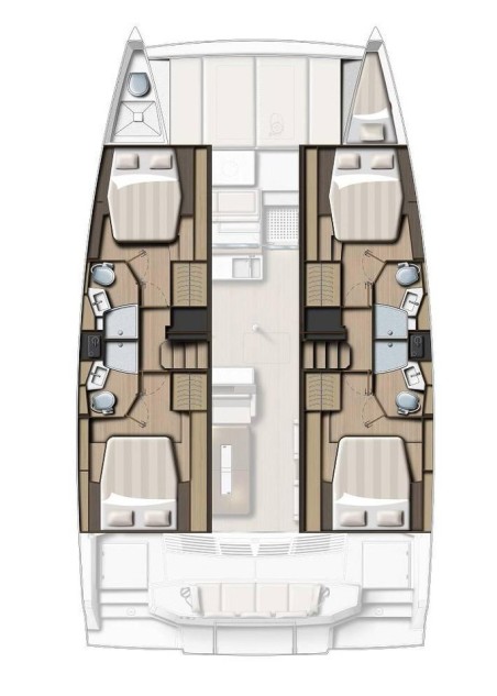 Catana Group Bali 4.4 - 4 + 1 cab. Enterprise